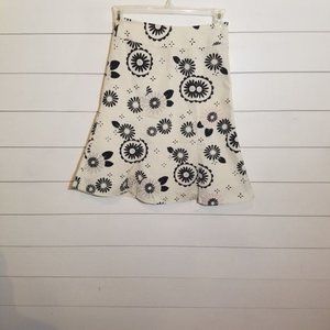 Gap women's A line floral skirt size 0